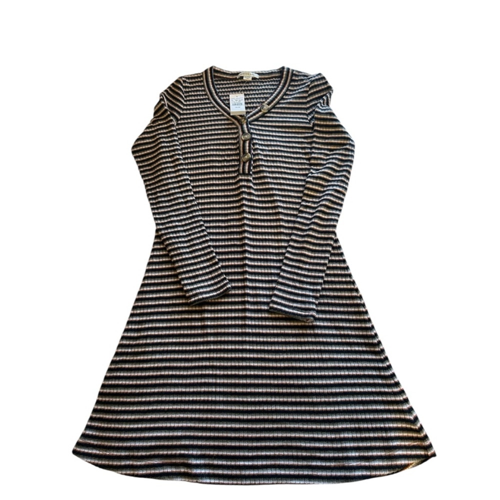 NWT American Eagle thin horizontal striped 90’s style XS dress.